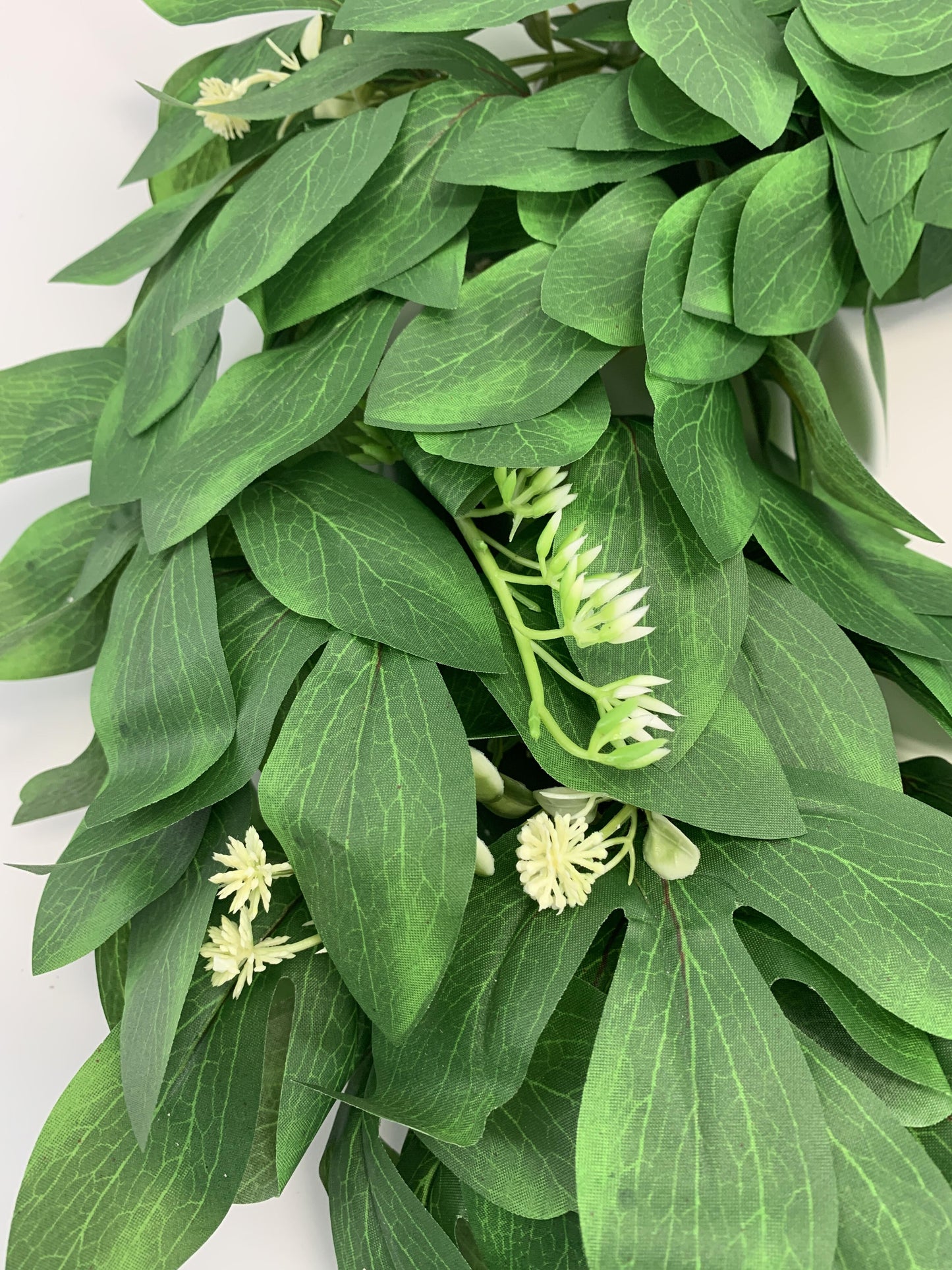 Faux Everyday Greenery Home Wreath - 18-Inch Four Seasons Decorative Wreath
