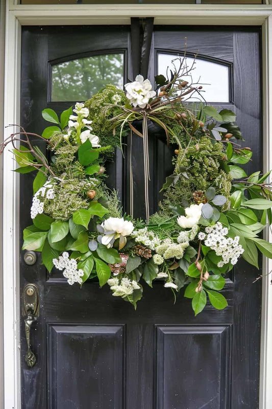 Climbing rose wreath