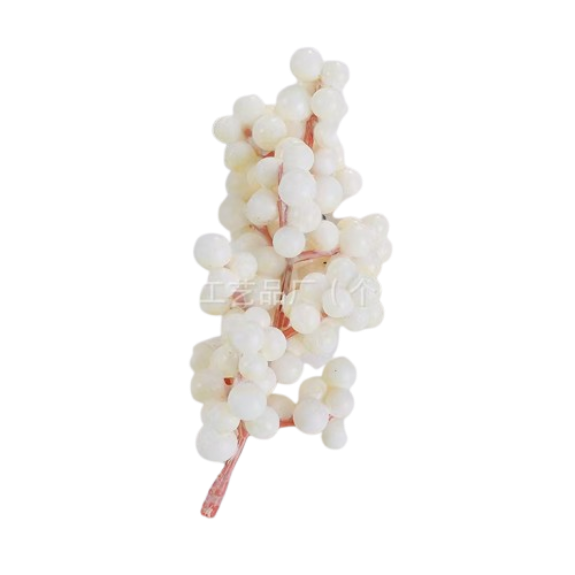 Frosted White Berry Picks for Christmas Wreaths, Garlands & Tree Ornaments