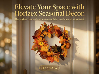 18" Artificial Fall Wreath with Faux Pumpkins and Pinecones - B2B Wholesale