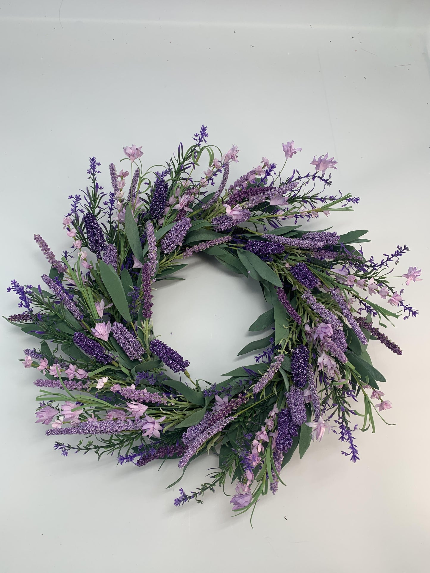 Wholesale 18" Artificial Lavender Wreath for Front Door